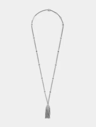 Collar con borlas de cristal