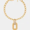 Collar de eslabones XL dorado