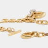 Collar de eslabones XL dorado