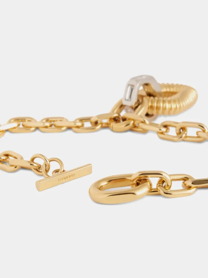 Collar de eslabones XL dorado