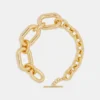 Collar XL con eslabones oversize dorados
