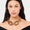 Collar XL con eslabones oversize dorados