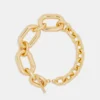 Collar XL con eslabones oversize dorados