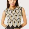 Collar XL de dos tonos con colgante