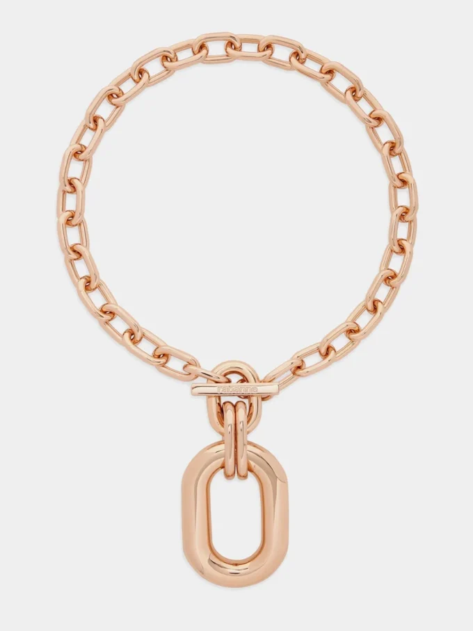 Collar XL Link en oro rosa
