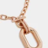 Collar XL Link en oro rosa