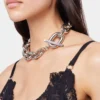 Collar XL Link plateado