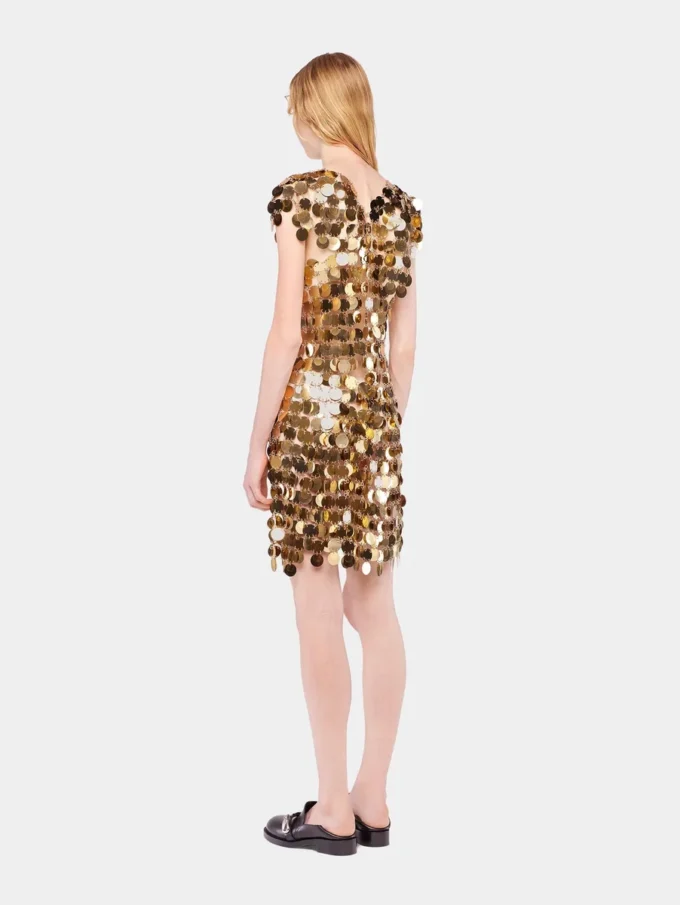 El icónico vestido dorado Sparkle Disc