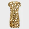 El icónico vestido dorado Sparkle Disc