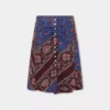 Falda circular corta de jersey