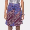 Falda circular corta de jersey