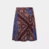 Falda circular corta de jersey