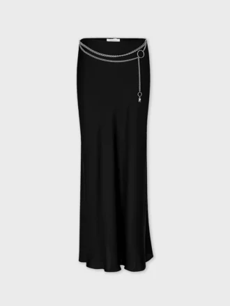 falda larga de satn con detalles de cadenas 1 330x439 - Falda larga de sat&eacute;n con detalles de cadenas