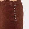Falda midi de encaje
