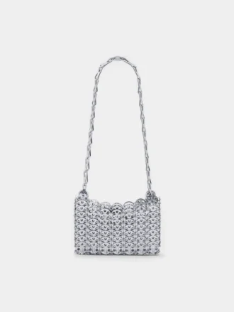 Icónico bolso Nano 1969 plateado