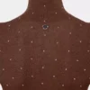 Jersey de cuello alto de lana que se adapta como una segunda piel