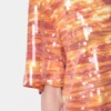 Mini vestido camiseta de algodón y lentejuelas