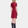 Mini vestido drapeado de jersey
