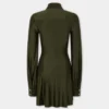 Mini vestido drapeado de jersey