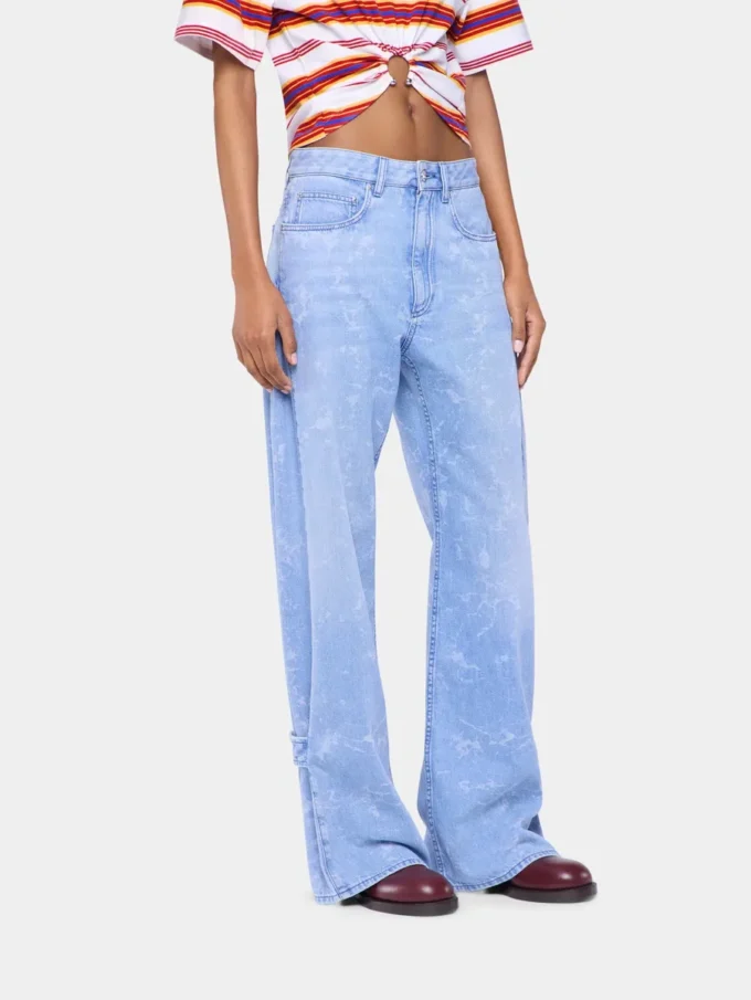 Pantalones de mezclilla holgados