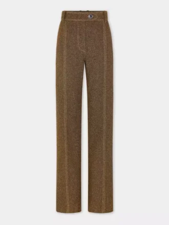 Pantalones entallados de lana