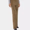 Pantalones entallados de lana