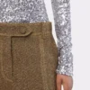 Pantalones entallados de lana