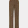 Pantalones entallados de lana