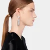 Pendientes con borla de cristal