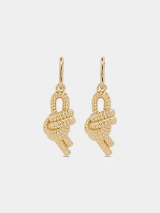 Pendientes con nudo marino
