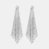 Pendientes de malla de plata