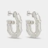 Pendientes XL Link con strass