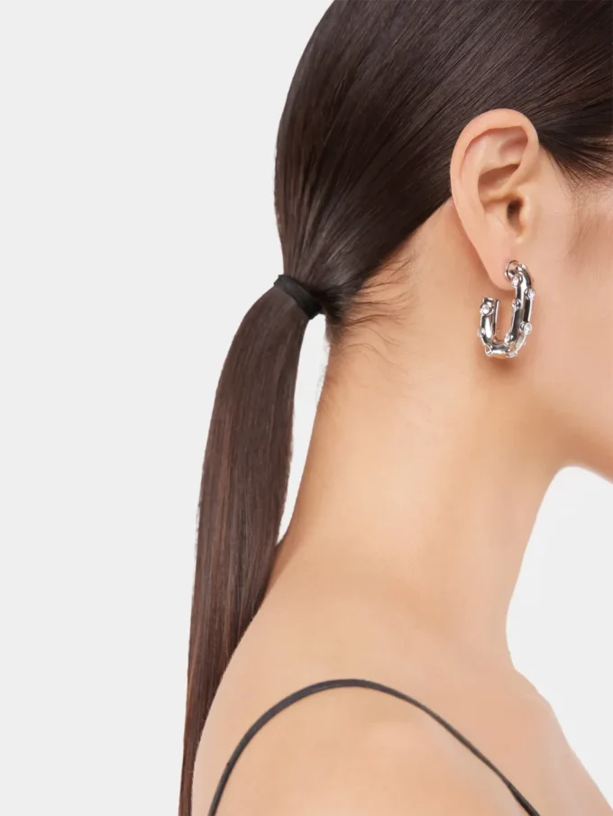Pendientes XL Link con strass
