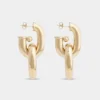 Pendientes XL Link dobles en oro