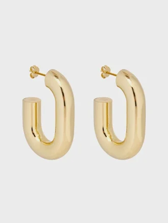 Pendientes XL Link dorados