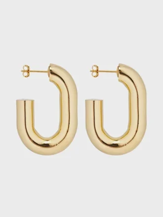 Pendientes XL Link dorados