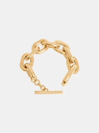 Pulsera de eslabones XL dorada