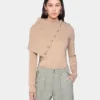 Suéter beige de lana