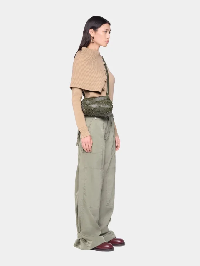 Suéter beige de lana