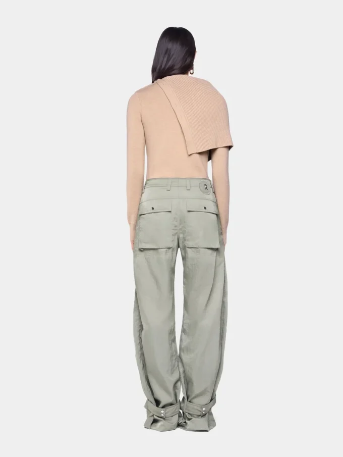 Suéter beige de lana