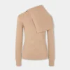 Suéter beige de lana