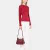 Top de jersey con detalles fruncidos