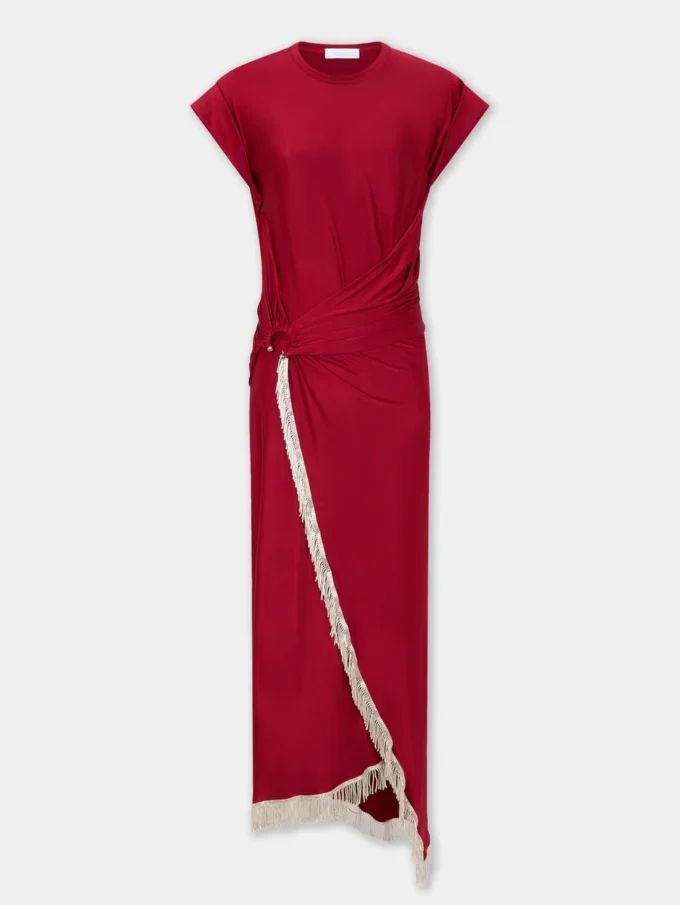 Vestido largo de jersey