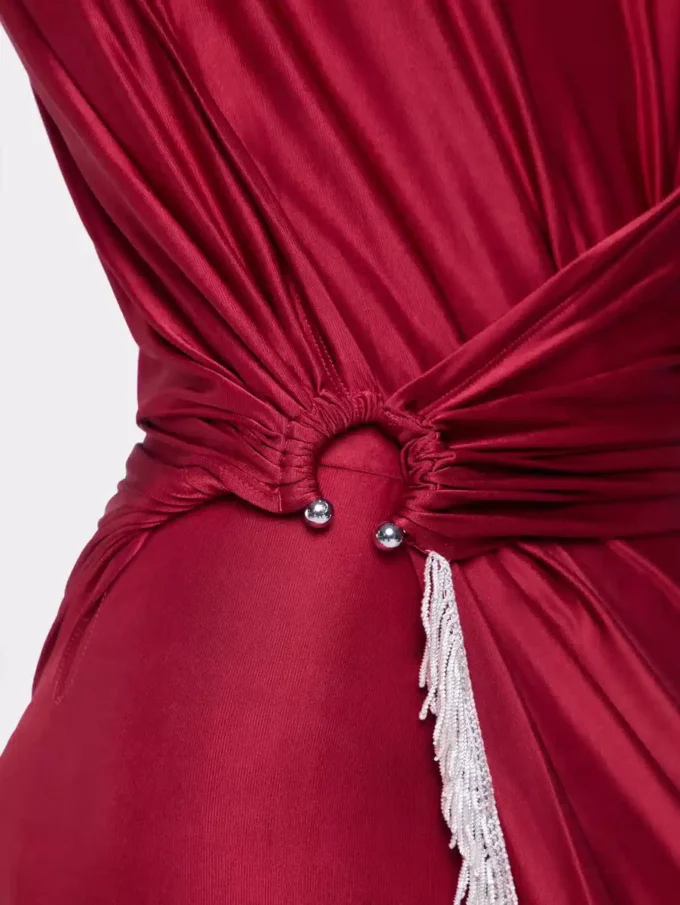 Vestido largo de jersey