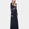 Vestido largo de punto jersey que se adapta al cuerpo como una segunda piel.