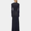 Vestido largo de punto jersey que se adapta al cuerpo como una segunda piel.