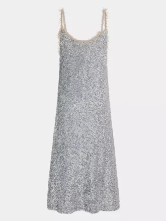 Vestido midi con lentejuelas