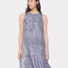 Vestido midi con lentejuelas