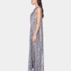 Vestido midi con lentejuelas