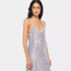 Vestido midi con lentejuelas